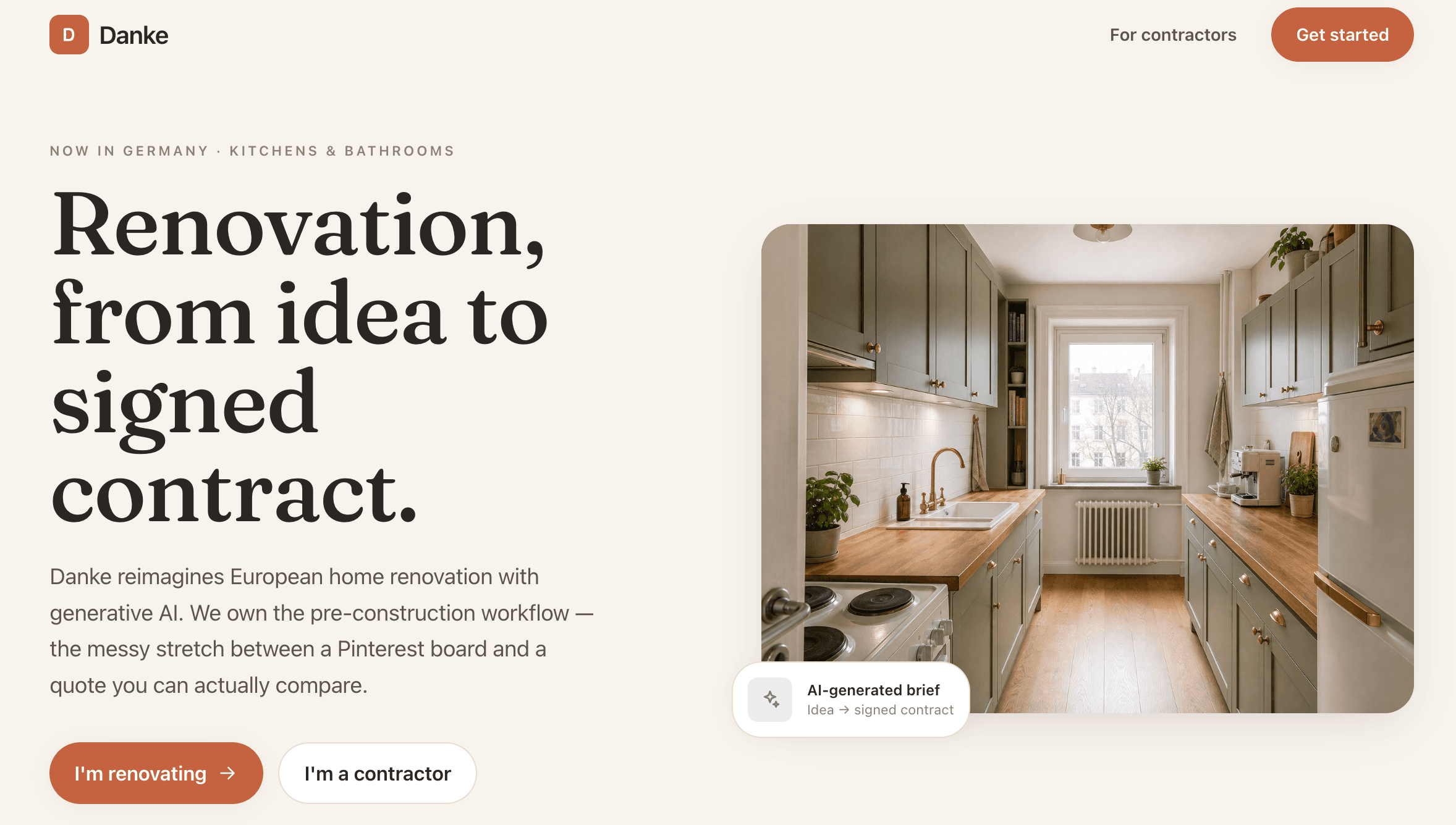 Danke - Renovate your space